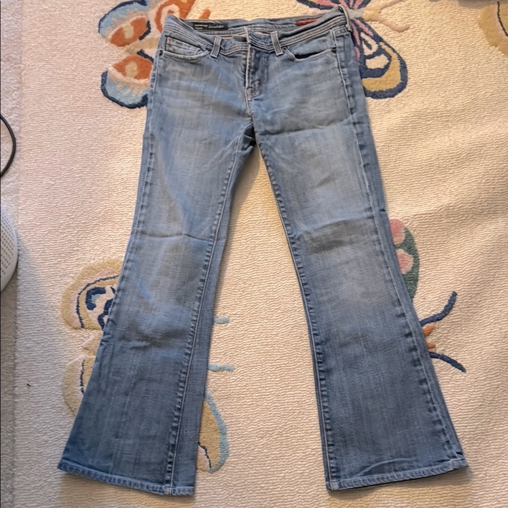 Citizens Of Humanity Blue Flare & Wide Leg Jeans